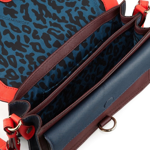 Rebecca Minkoff Hudson Colorblock Moto Mini - Picture 2 of 3